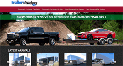Desktop Screenshot of gooseneckcarhauler.com